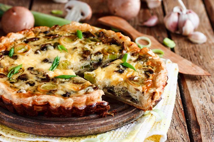 Quiche z grzybami - Fanex